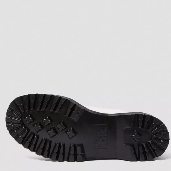 DR. MARTENS Smooth Leather White “Chelsea” Platform Boots - Size 8 - Picture 7 of 9